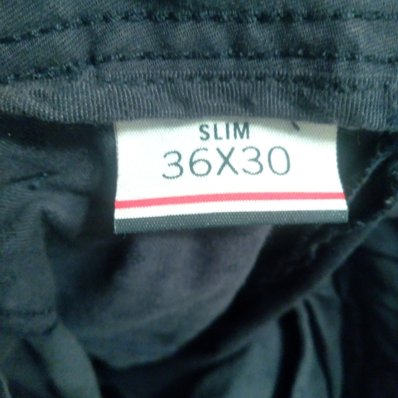 Tommy Hilfiger Mens Slim Blue Cargo Pants Size 36×30 - Picture 8 of 8